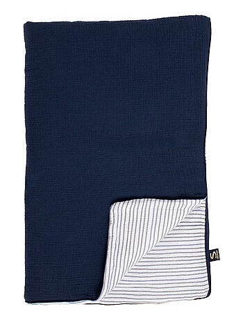 Couvre lit bébé en double gaze de coton - SAUTHON