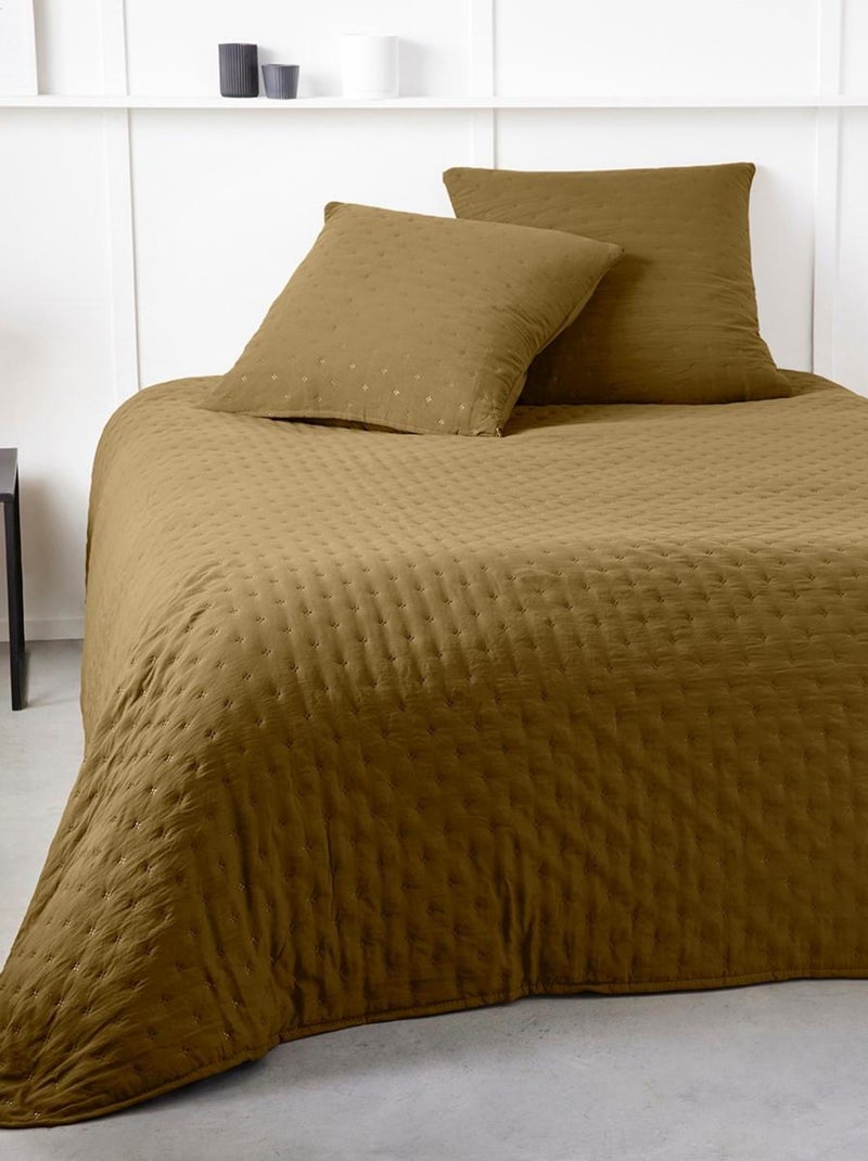 Couvre lit boutis ESSENTIAL Bronze - Kiabi