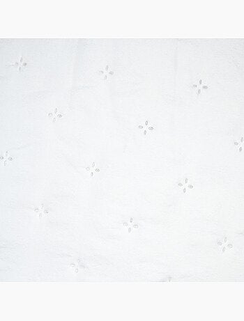 Couvre lit boutis réversible 240x220 avec 2 taies coloris blanc