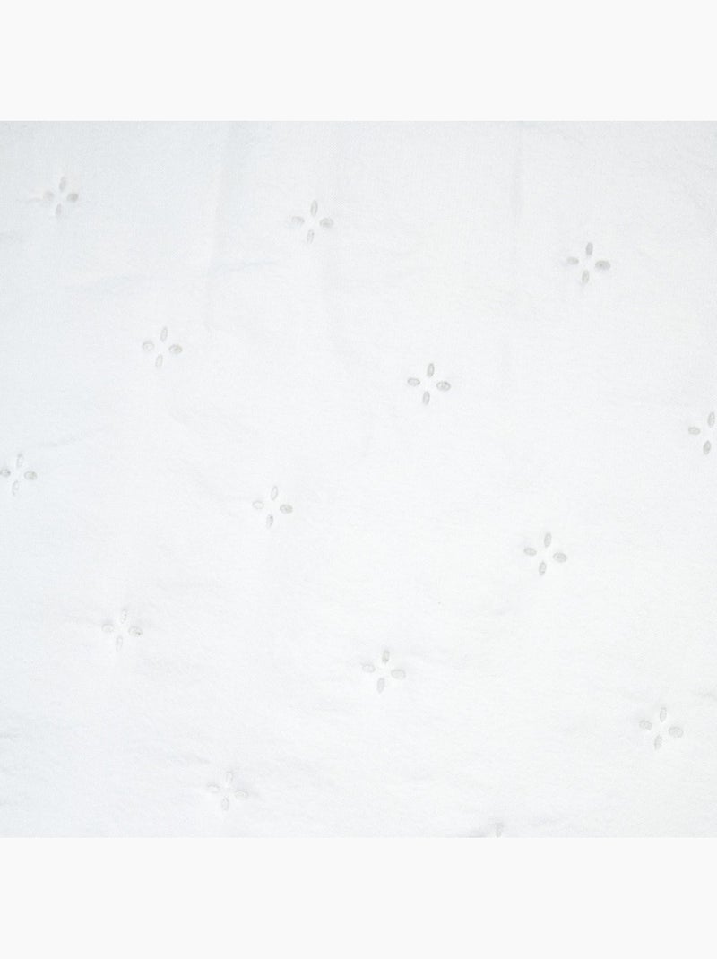 Couvre lit boutis réversible 240x220 avec 2 taies coloris blanc Blanc - Kiabi