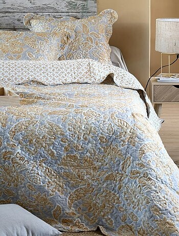 Couvre lit boutis réversible 240x220 avec 2 taies NERYA