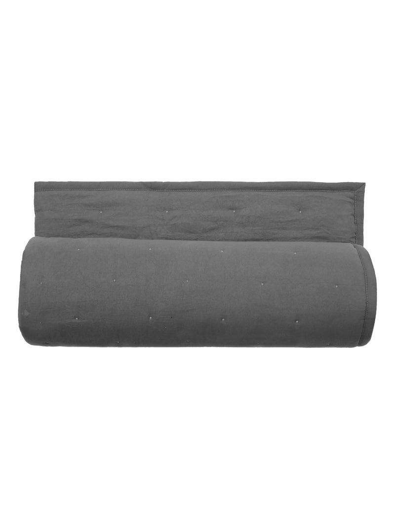 Couvre-lit CELESTE gris anthracite - Kiabi