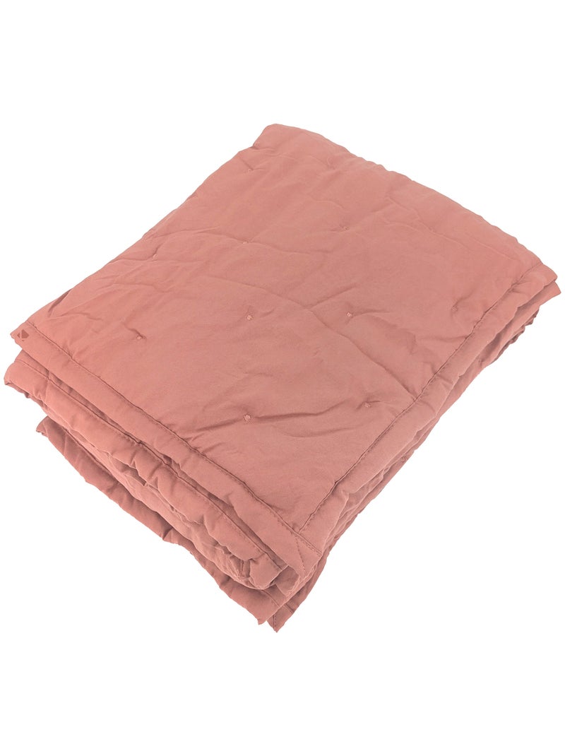 Couvre-lit CELESTE Rose pâle - Kiabi