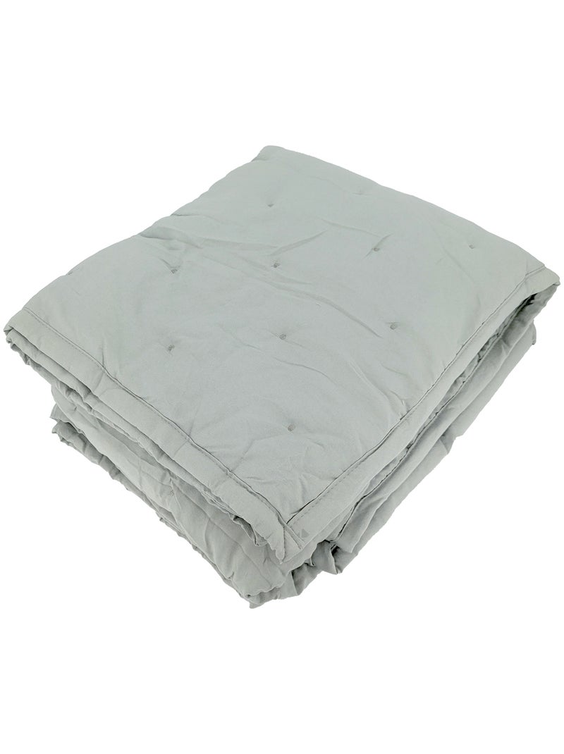 Couvre-lit CELESTE Vert anis - Kiabi