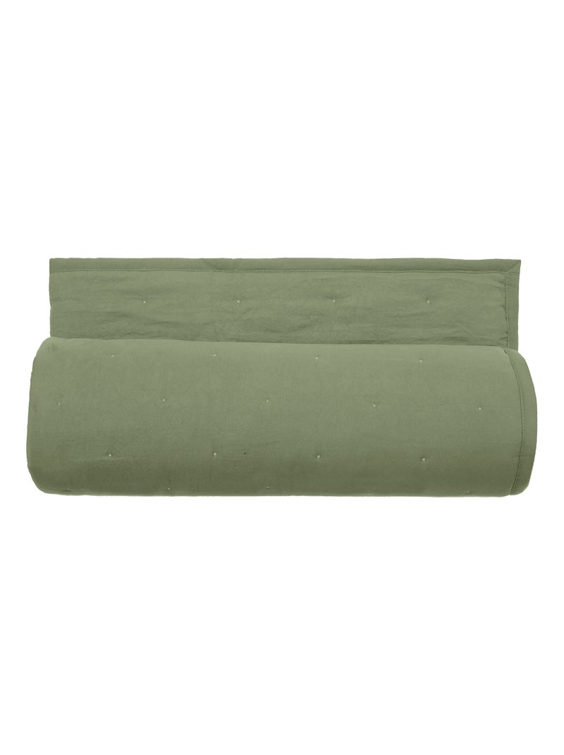 Couvre-lit CELESTE Vert bouteille - Kiabi