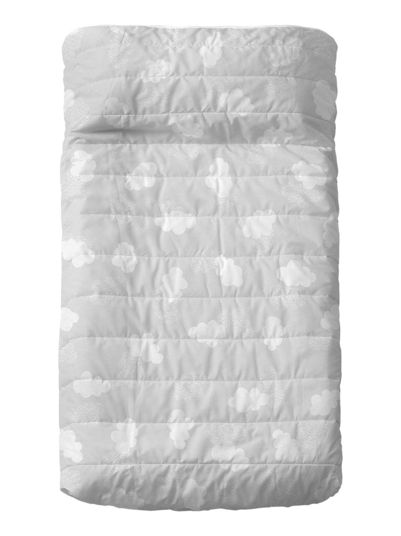 Couvre-lit Clouds Berceau "Happyfriday" Gris - Kiabi