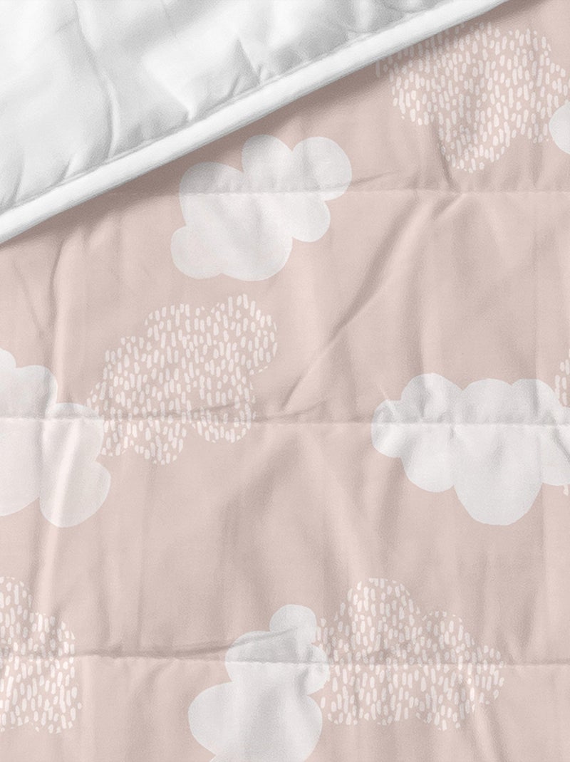 Couvre-lit Clouds Berceau "Happyfriday" Rose - Kiabi
