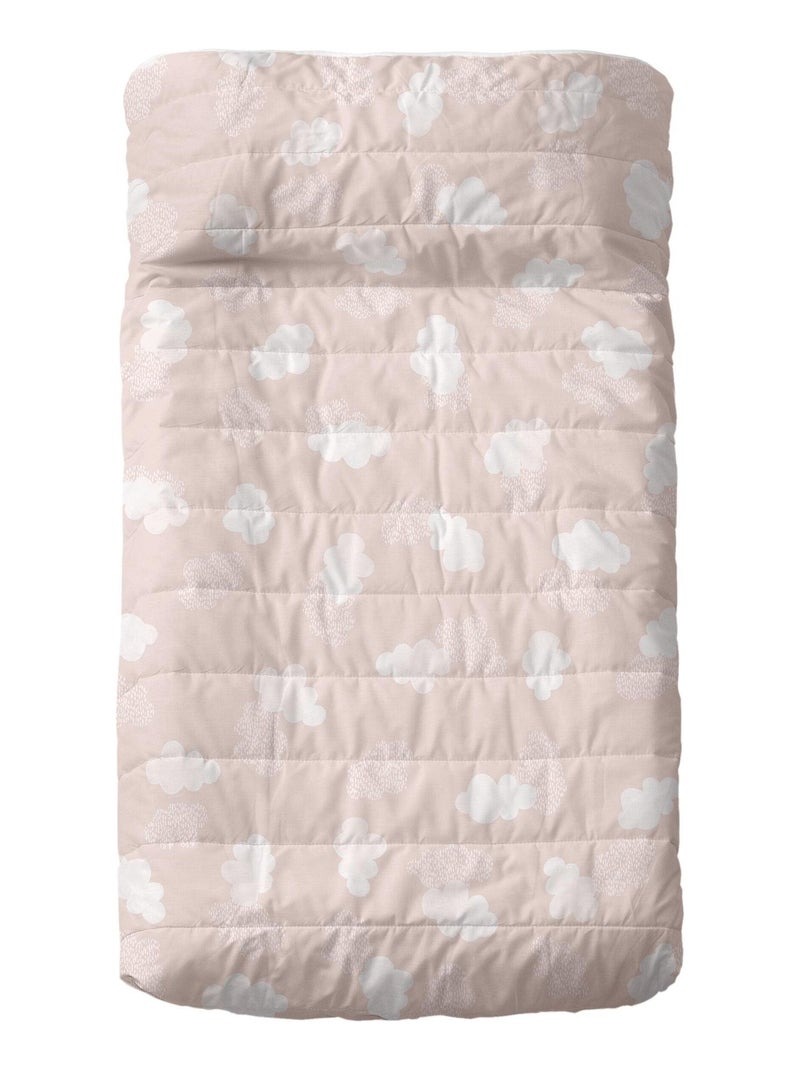Couvre-lit Clouds Berceau "Happyfriday" Rose - Kiabi