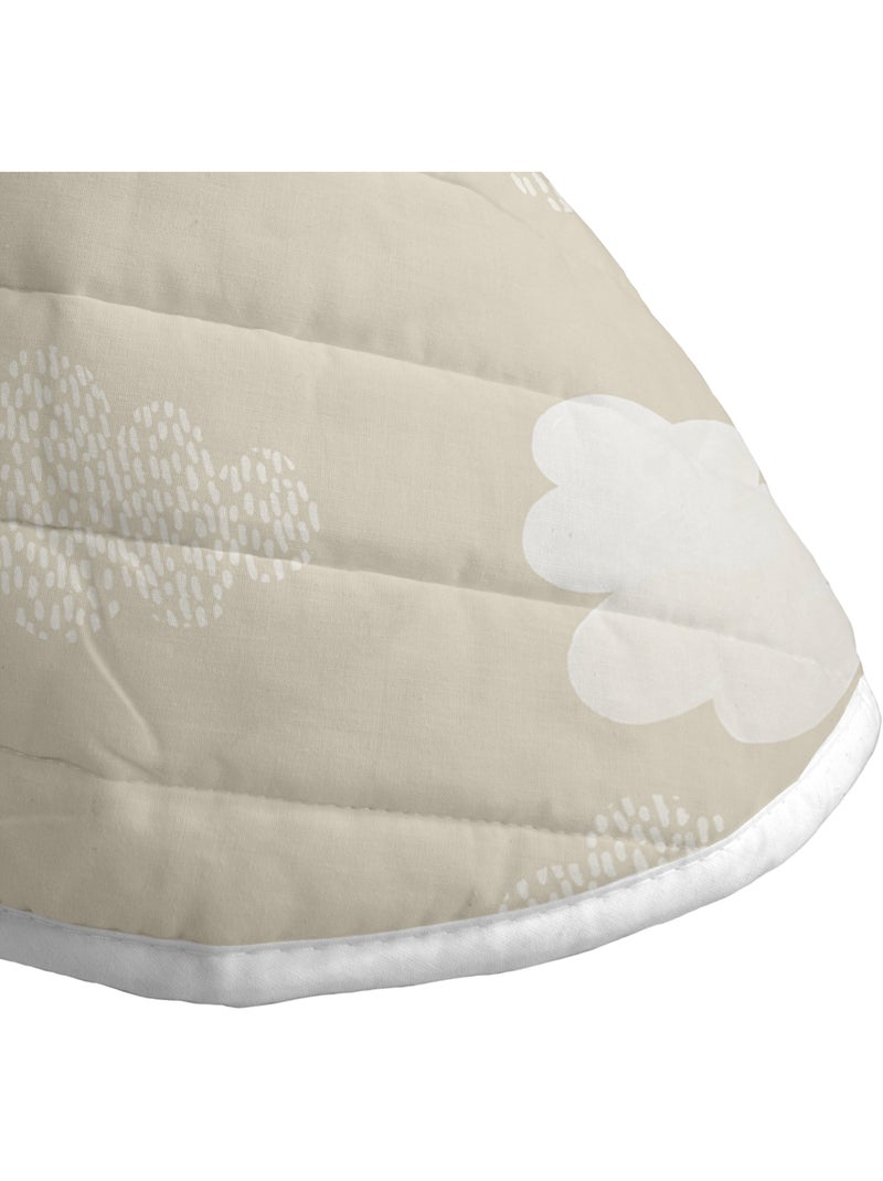 Couvre-lit Clouds "Happyfriday" Beige - Kiabi