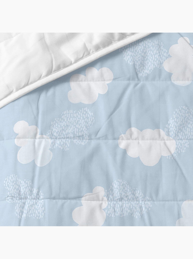 Couvre-lit Clouds "Happyfriday" Bleu - Kiabi
