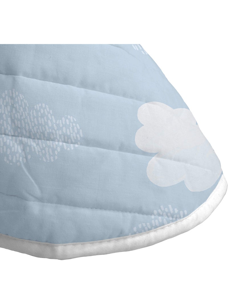 Couvre-lit Clouds "Happyfriday" Bleu - Kiabi