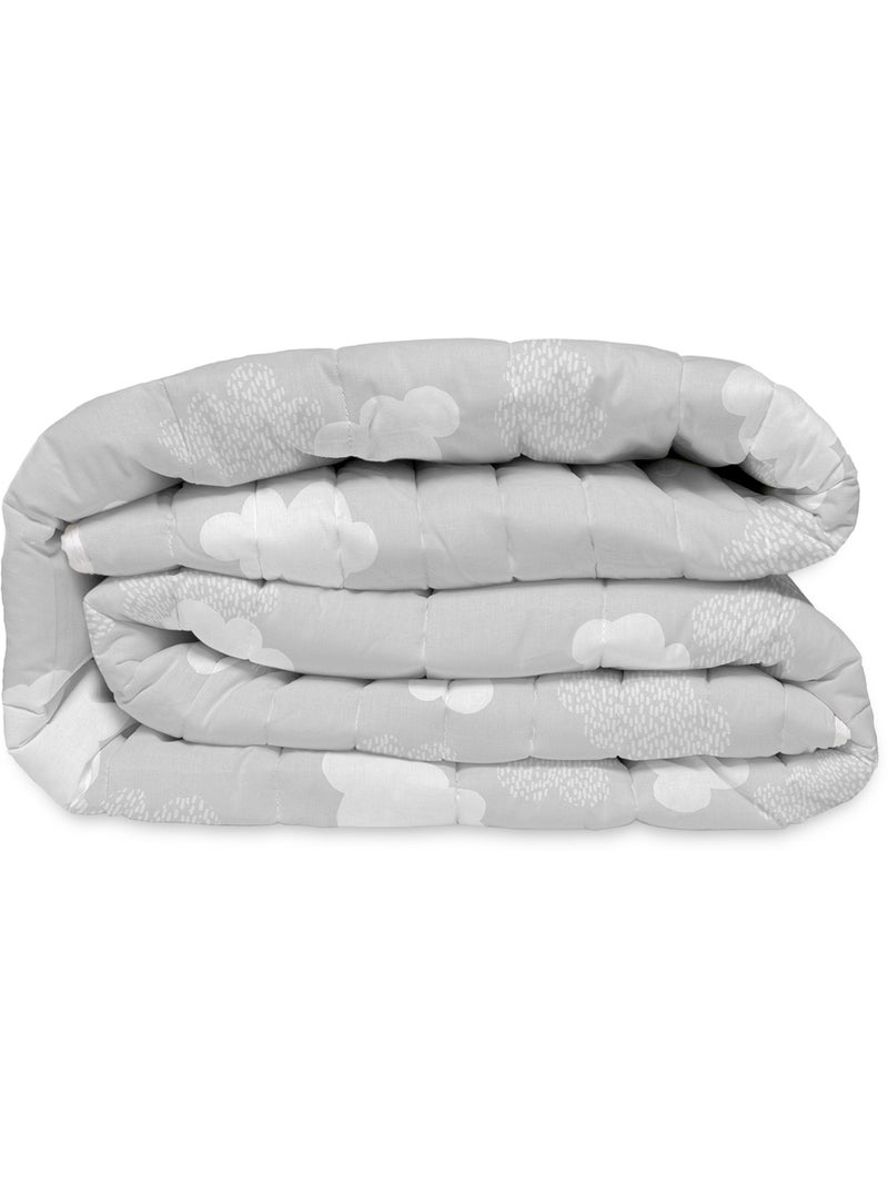 Couvre-lit Clouds "Happyfriday" Gris - Kiabi