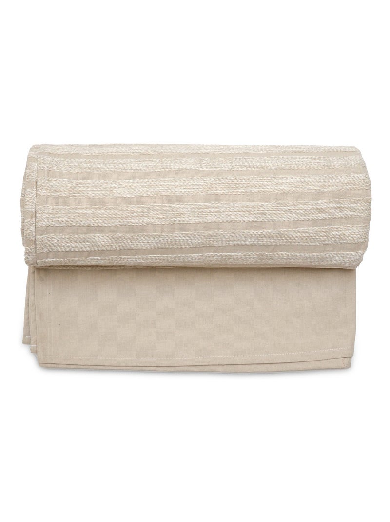 Couvre lit collection SILOE Beige grès - Kiabi
