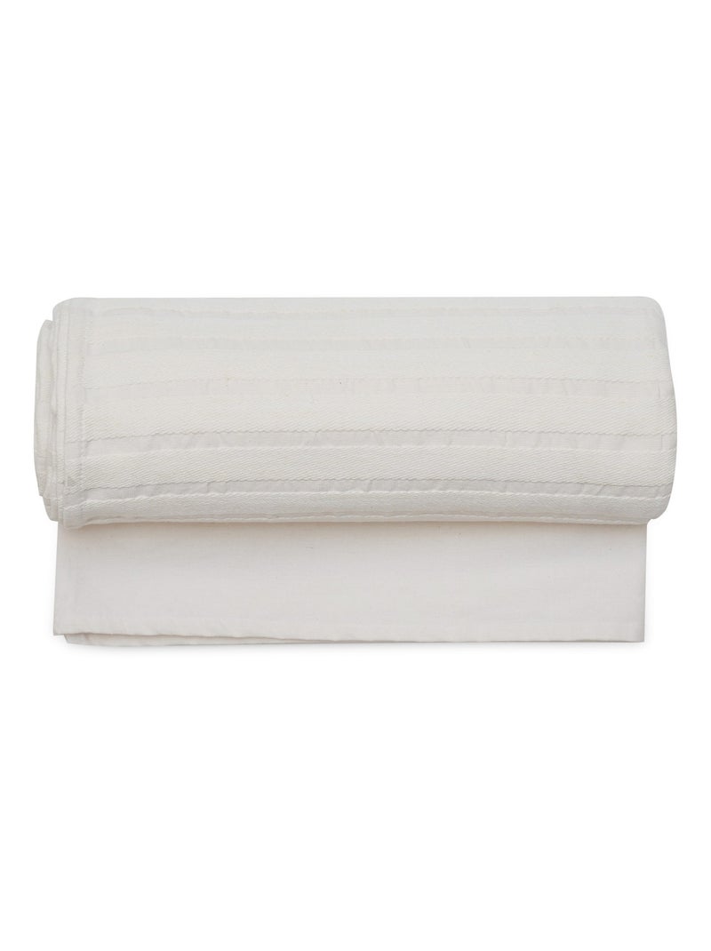 Couvre lit collection SILOE Blanc - Kiabi