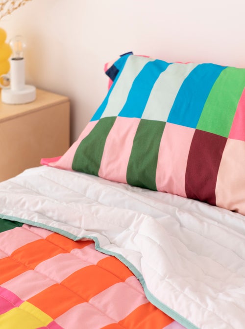 Couvre-lit Color pop "Happyfriday" - Kiabi