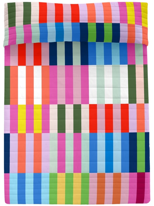 Couvre-lit Color pop "Happyfriday" - Kiabi