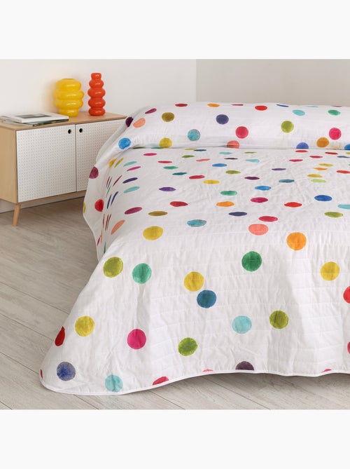 Couvre-lit Confetti "Happyfriday" - Kiabi