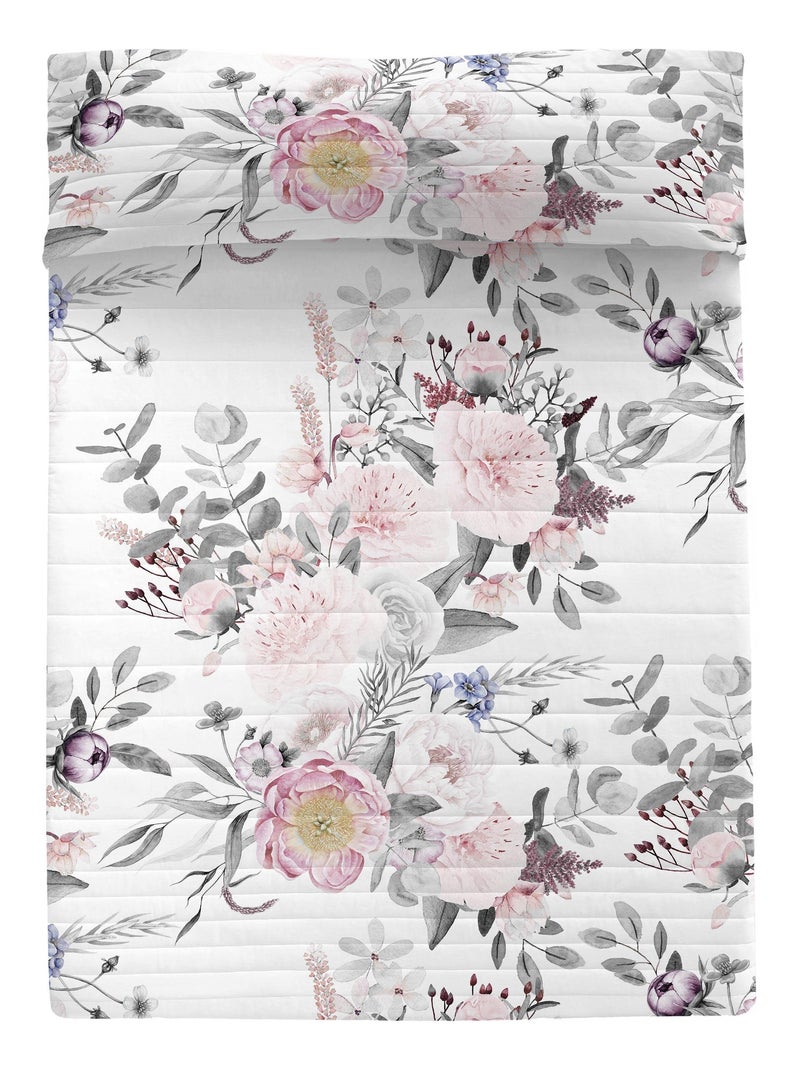 Couvre-lit Delicate bouquet "Happyfriday" Multicolore - Kiabi