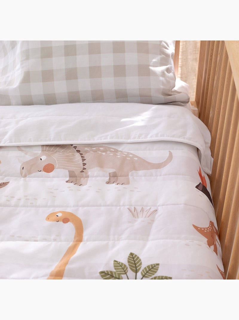 Couvre-lit Dino family "Happyfriday" Multicolore - Kiabi