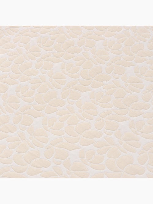 Couvre-lit en coton avec motif floral en relief, tissu texturé. - Kiabi