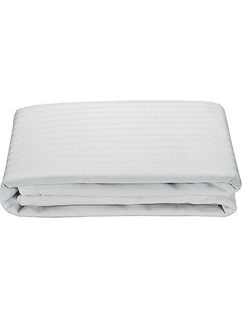 Couvre-lit en coutil 270x270cm | PIKOLIN HOME | Blanc | Été