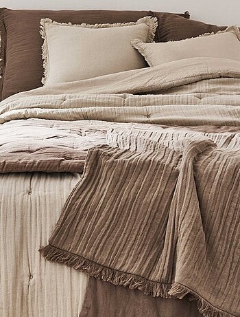 Couvre-lit en gaze de coton lavé