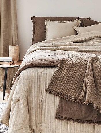 Couvre-lit en gaze de coton lavé