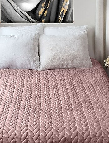 Couvre lit en microfibre dessin par ultrason