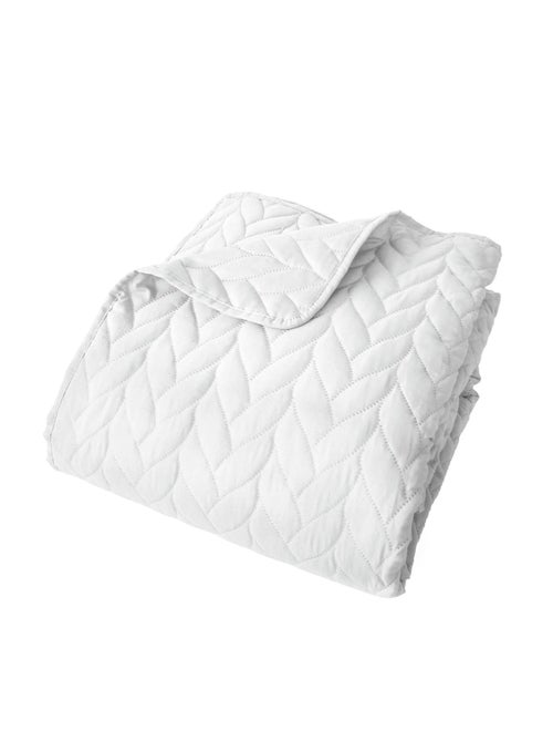 Couvre-lit en microfibre Effet tresse - Kiabi