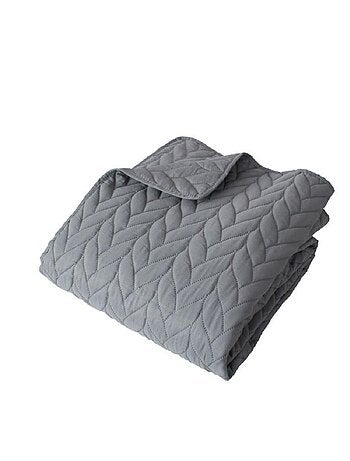 Couvre-lit en microfibre Effet tresse