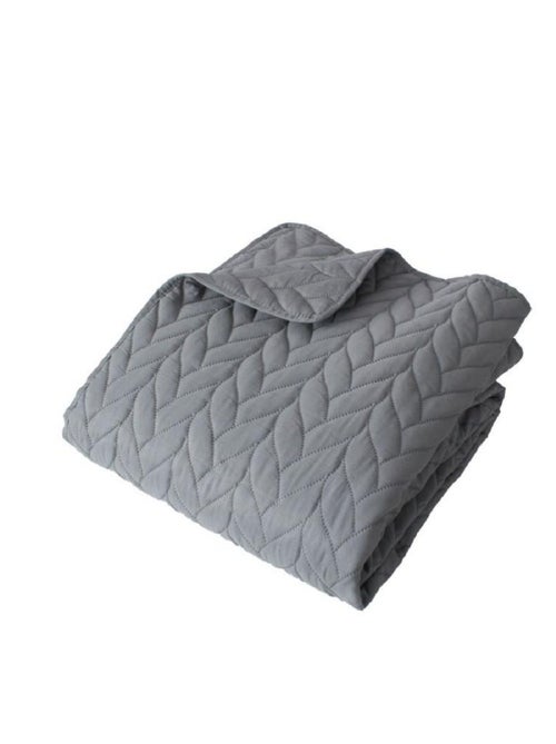 Couvre-lit en microfibre Effet tresse - Kiabi