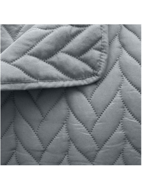 Couvre-lit en microfibre Effet tresse - Kiabi