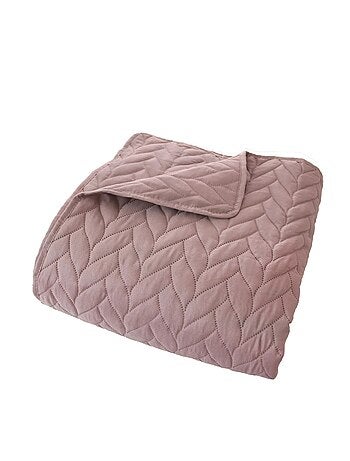 Couvre-lit en microfibre Effet tresse