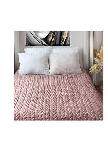 Couvre-lit en microfibre Effet tresse