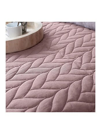 Couvre-lit en microfibre Effet tresse