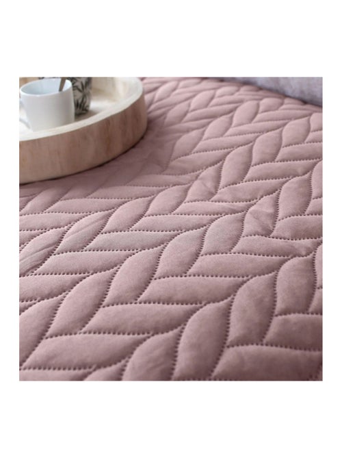 Couvre-lit en microfibre Effet tresse - Kiabi