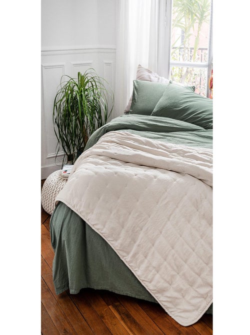 Couvre-Lit en microfibre matelassée - Kiabi