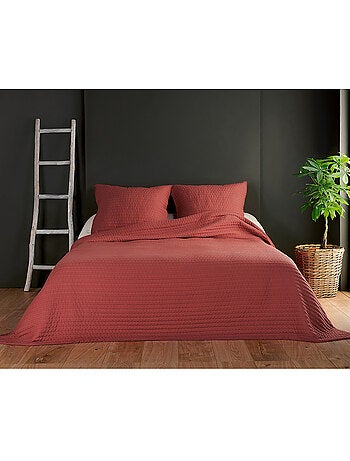 Couvre lit et taie matelassés