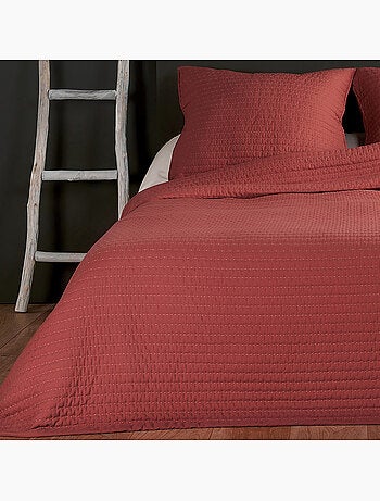 Couvre lit et taie matelassés