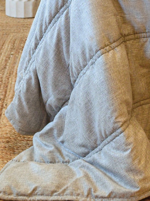 Couvre-Lit et Taies d'Oreiller  - Effet Lin - Kiabi