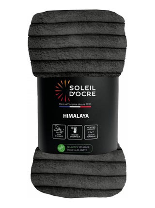 Couvre lit flanelle et velours HIMALAYA, par Soleil d'ocre