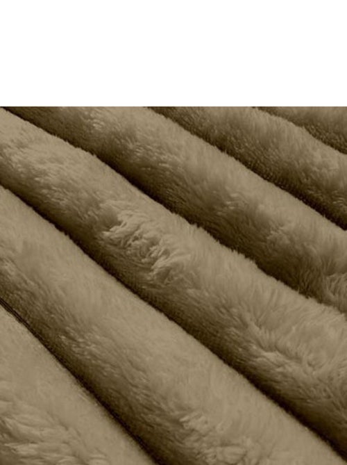 Couvre lit flanelle et velours HIMALAYA, par Soleil d'ocre - Kiabi
