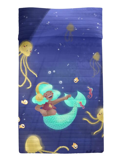 Couvre-lit Happy mermaid "Happyfriday" - Kiabi