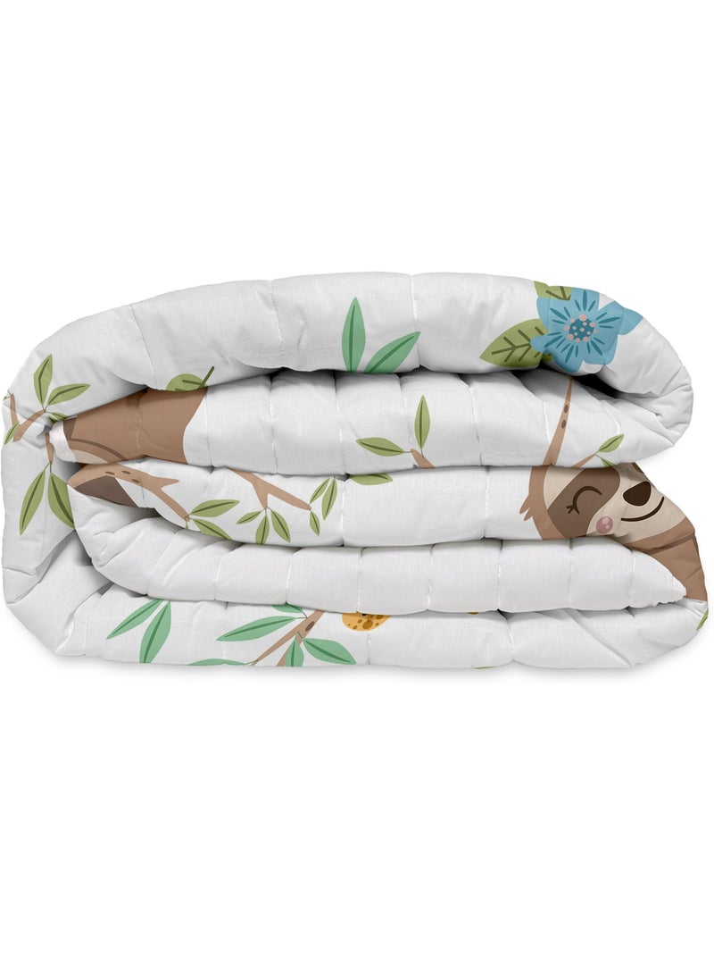 Couvre-lit Happy sloth "Happyfriday" Multicolore - Kiabi