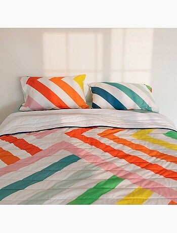 Couvre-lit Happy stripes "Happyfriday