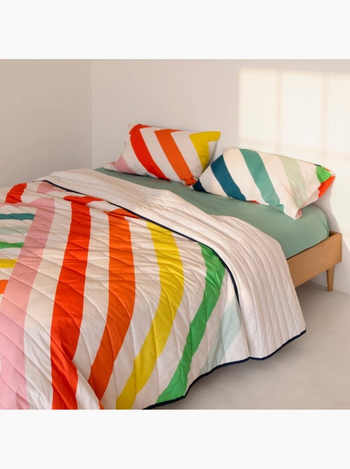 Couvre-lit Happy stripes "Happyfriday" - Kiabi
