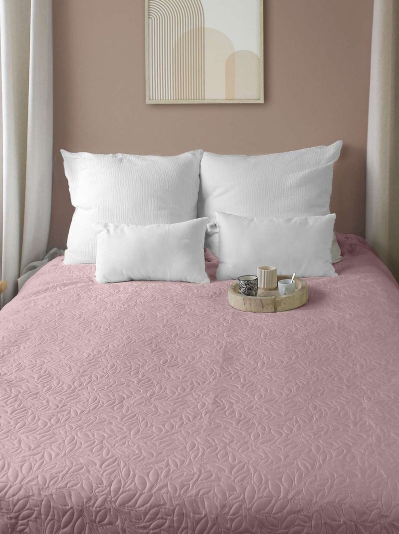 Couvre-lit imprimé floral Rose - Kiabi