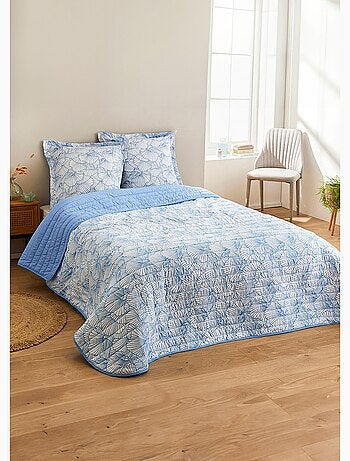 Couvre-lit imprimé microfibre matelassé - Afibel