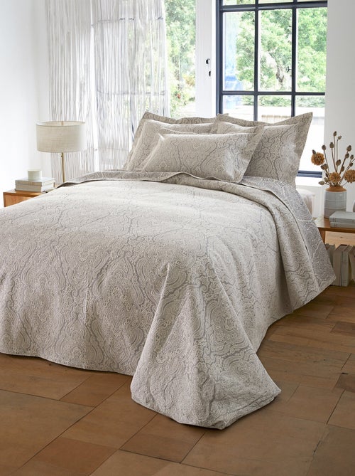 Couvre lit jacquard motif arabesques - Afibel - Kiabi