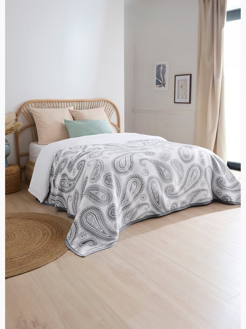 Couvre lit jacquard polycoton - Afibel - Kiabi